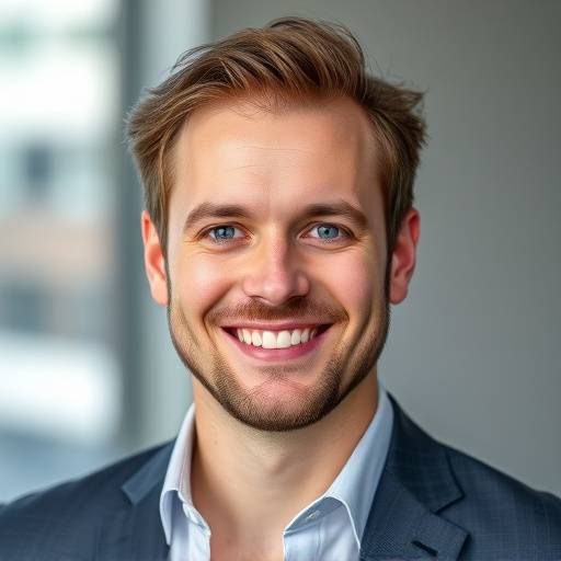 Lachendes Porträt von Markus Lehmann, einem erfolgreichen Kandidaten