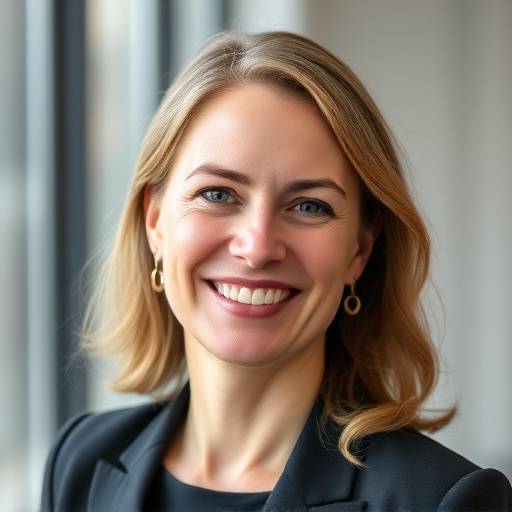 Porträt von Dr. Erika Müller, Gründerin und CEO von InterviewMeister Schweiz, lächelnd